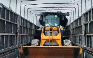 Hình ảnh xe ghép chở máy móc